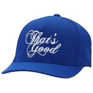 G/FORE Lapis Blue That's Good Stretch Twill Snapback Adjustable Golf Hat Cap